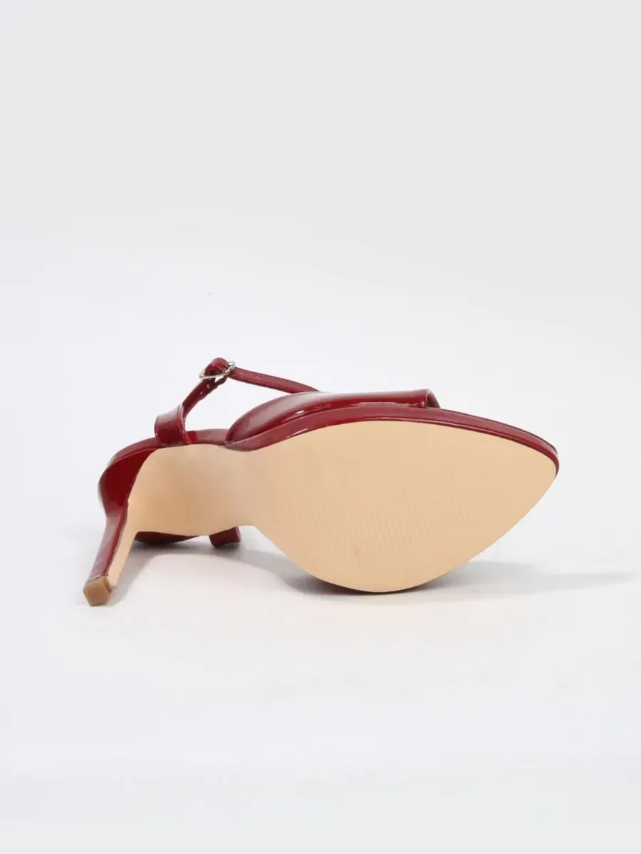 Босоножки на каблуке Hina Platform Burgundy BERNESS — изображение 5 из 6, бордовый