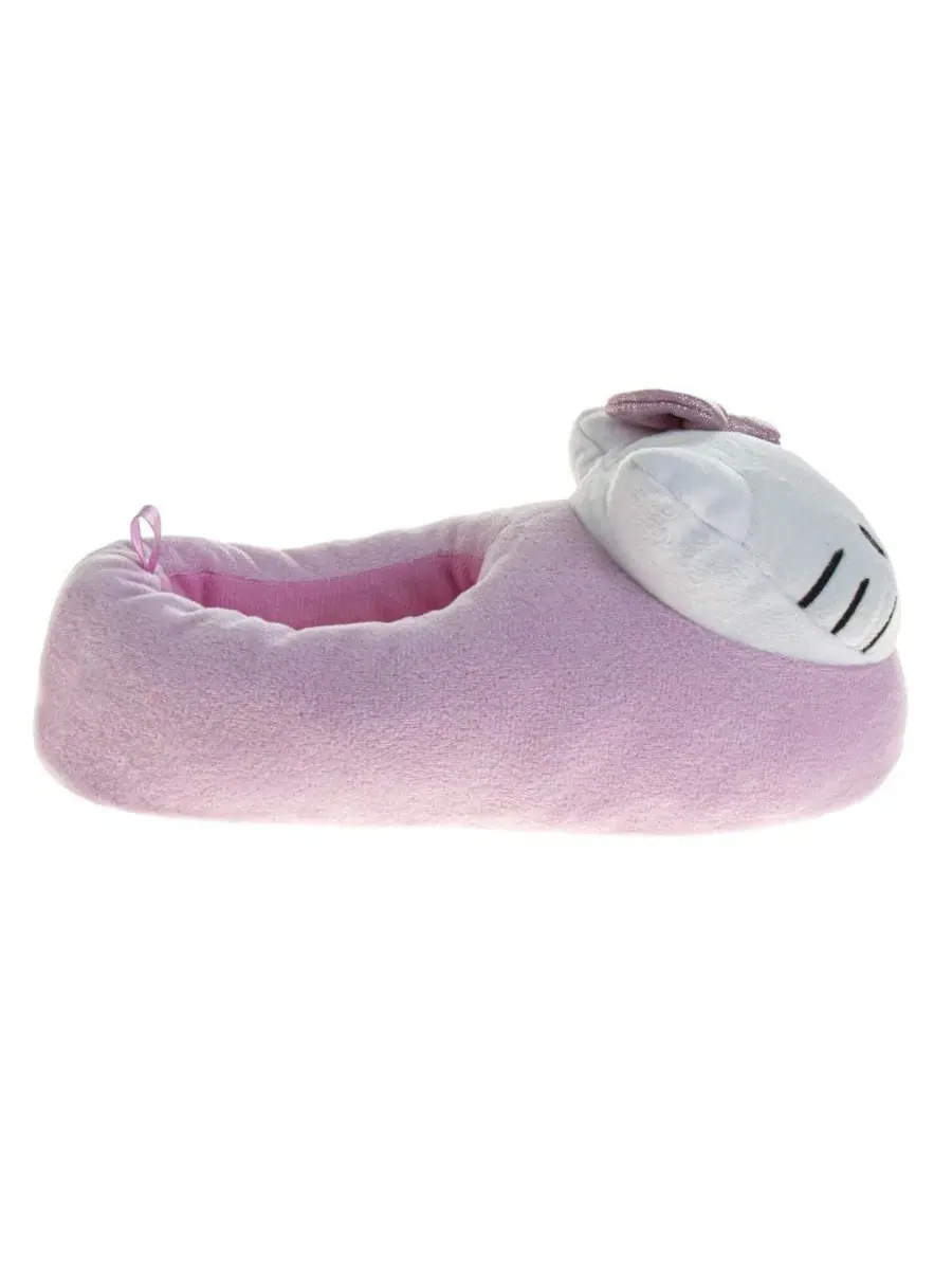 Женские тапочки с 3D Hello Kitty Hello Kitty, из мягкой ткани — изображение 3 из 7