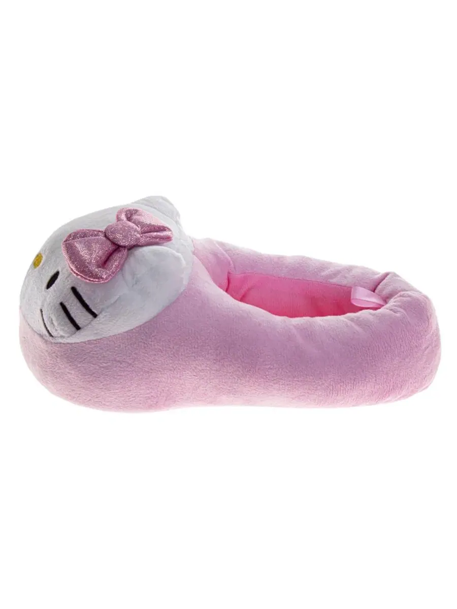Женские тапочки с 3D Hello Kitty Hello Kitty, из мягкой ткани — изображение 4 из 7