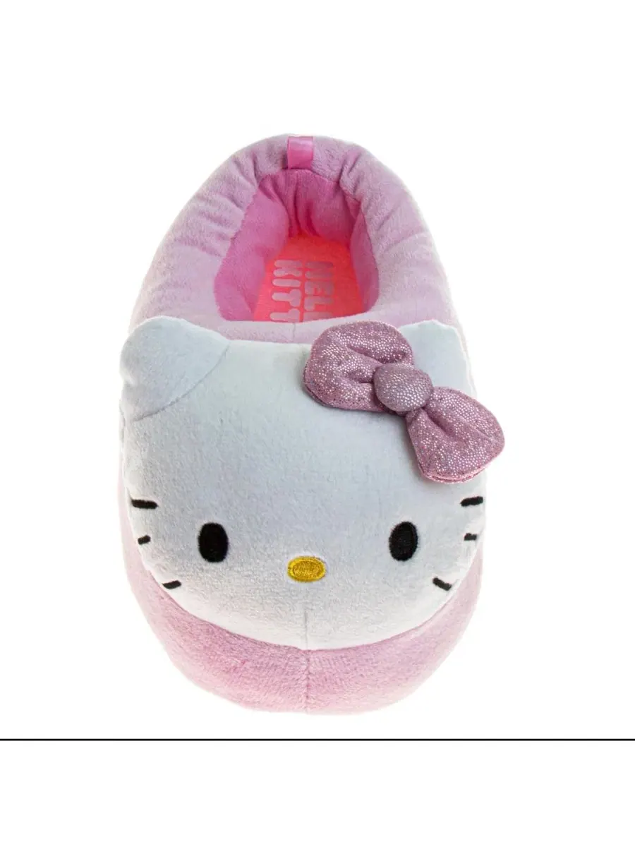 Женские тапочки с 3D Hello Kitty Hello Kitty, из мягкой ткани — изображение 5 из 7