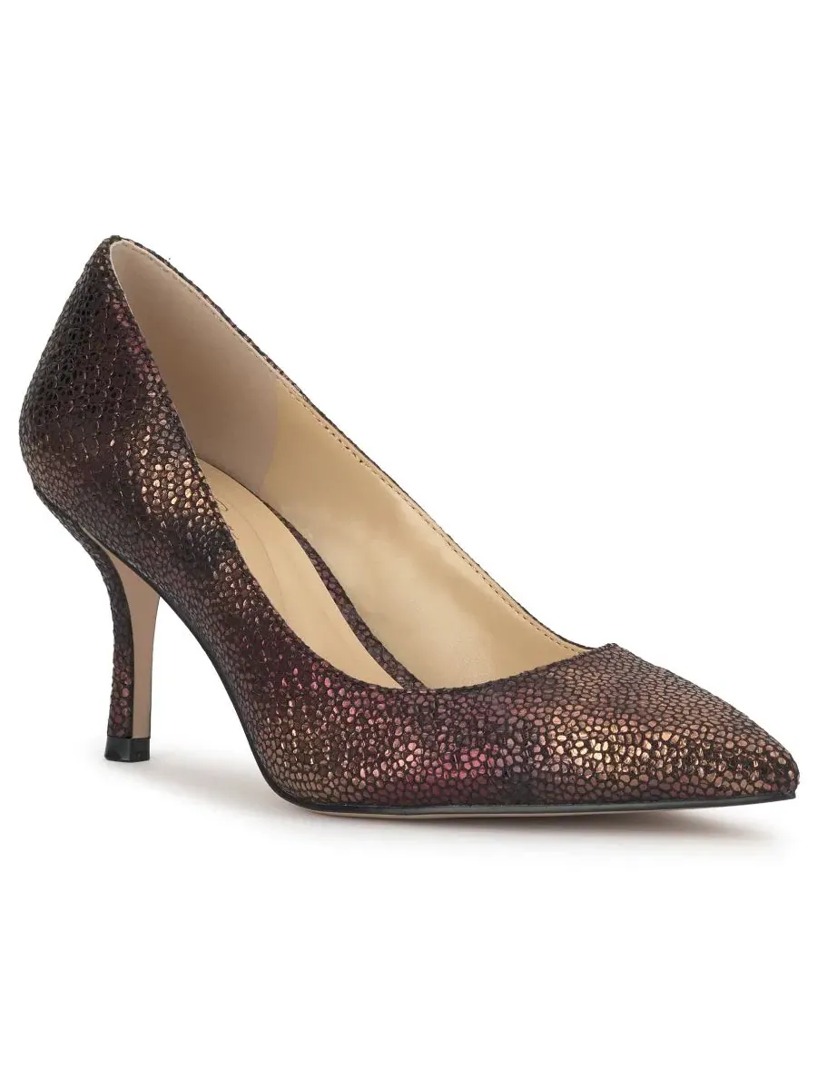 Туфли Voemi на каблуке Jessica Simpson, Bronze Metallic Speckled Snake