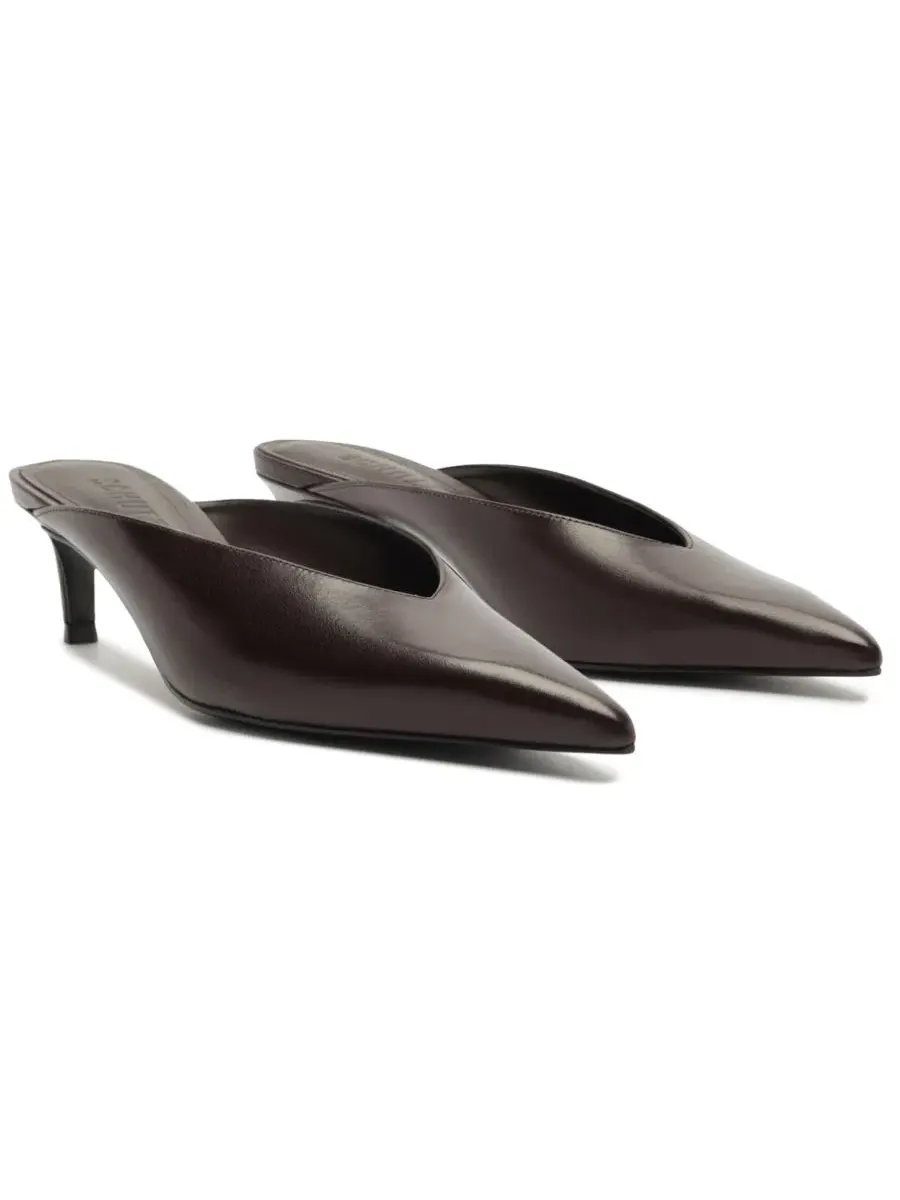 Туфли Loren Mid-Heel Mule Schutz — изображение 11 из 13, коричневый