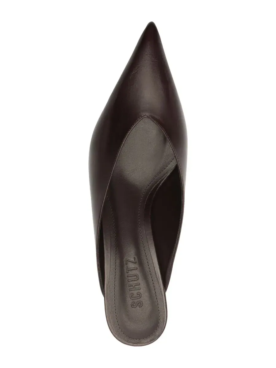 Туфли Loren Mid-Heel Mule Schutz — изображение 4 из 13, коричневый