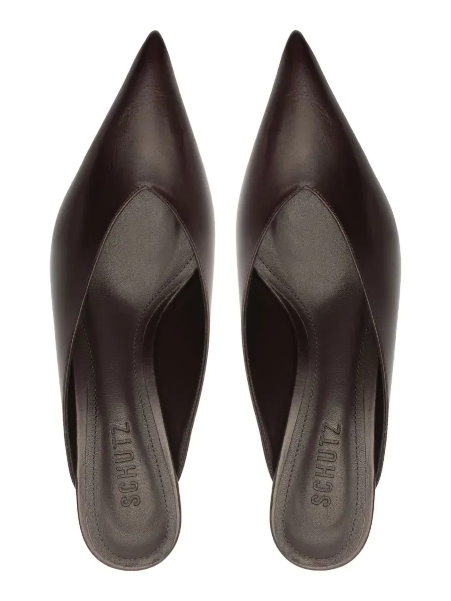 Туфли Loren Mid-Heel Mule Schutz — изображение 7 из 13, коричневый