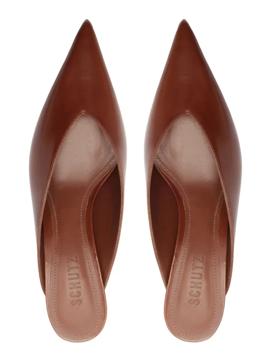 Туфли Loren Mid-Heel Mule Schutz — изображение 9 из 13, коричневый