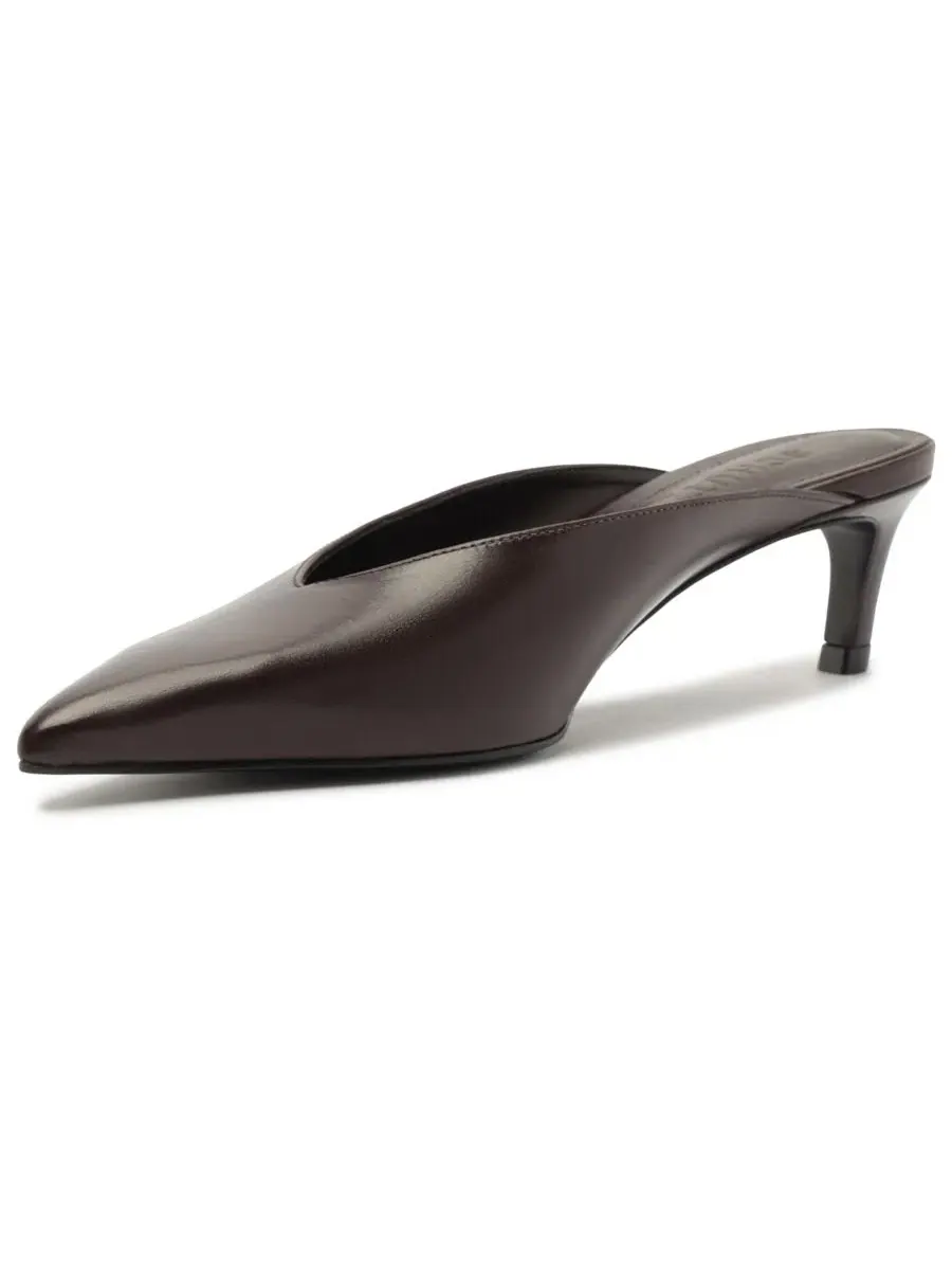 Туфли Loren Mid-Heel Mule Schutz — изображение 10 из 13, коричневый