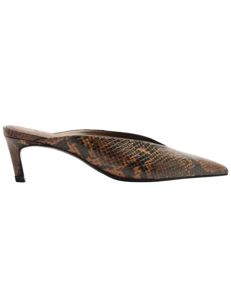 Туфли Loren Mid-Heel Mule Schutz — изображение 2 из 6, коричневый