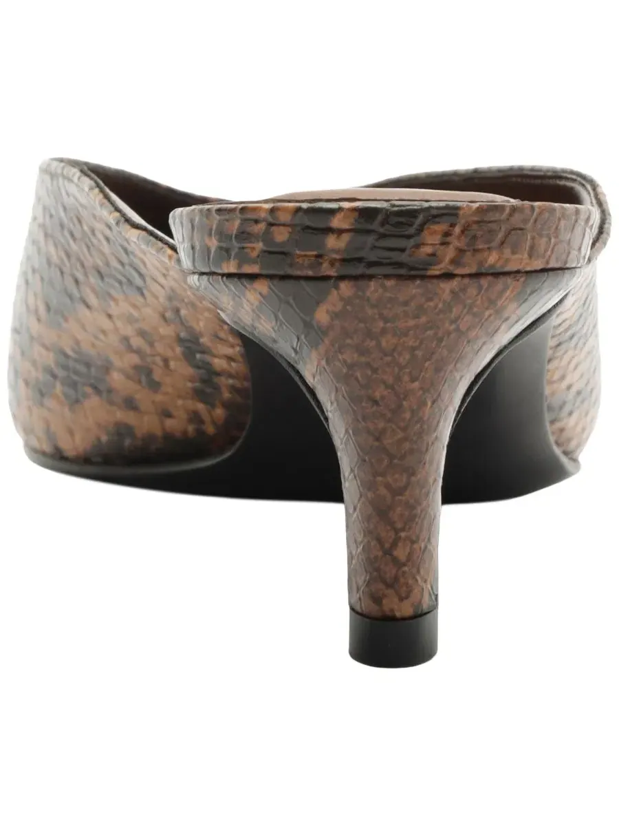 Туфли Loren Mid-Heel Mule Schutz — изображение 4 из 6, коричневый