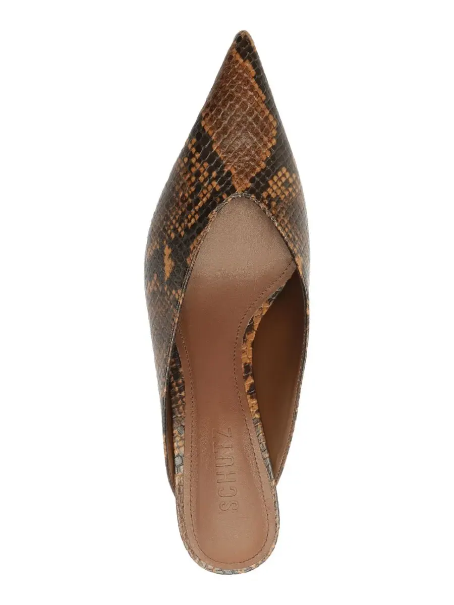 Туфли Loren Mid-Heel Mule Schutz — изображение 5 из 6, коричневый