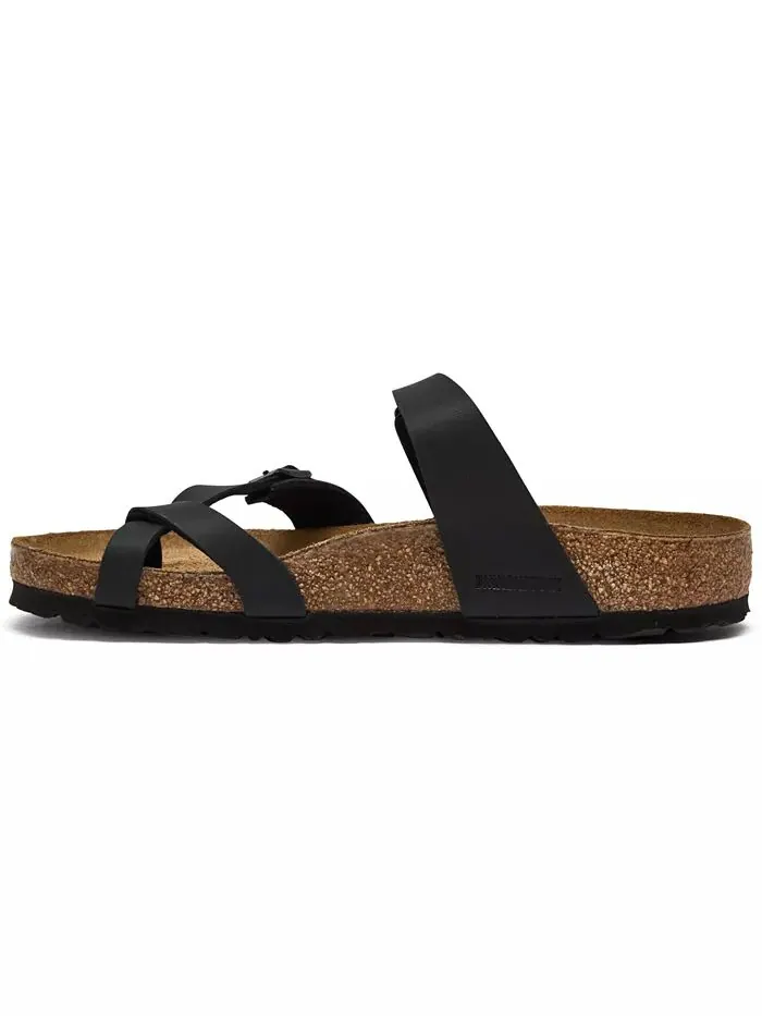 Женские повседневные сандалии Mayari Birko-Flor от Finish Line Birkenstock — изображение 6 из 6, черный