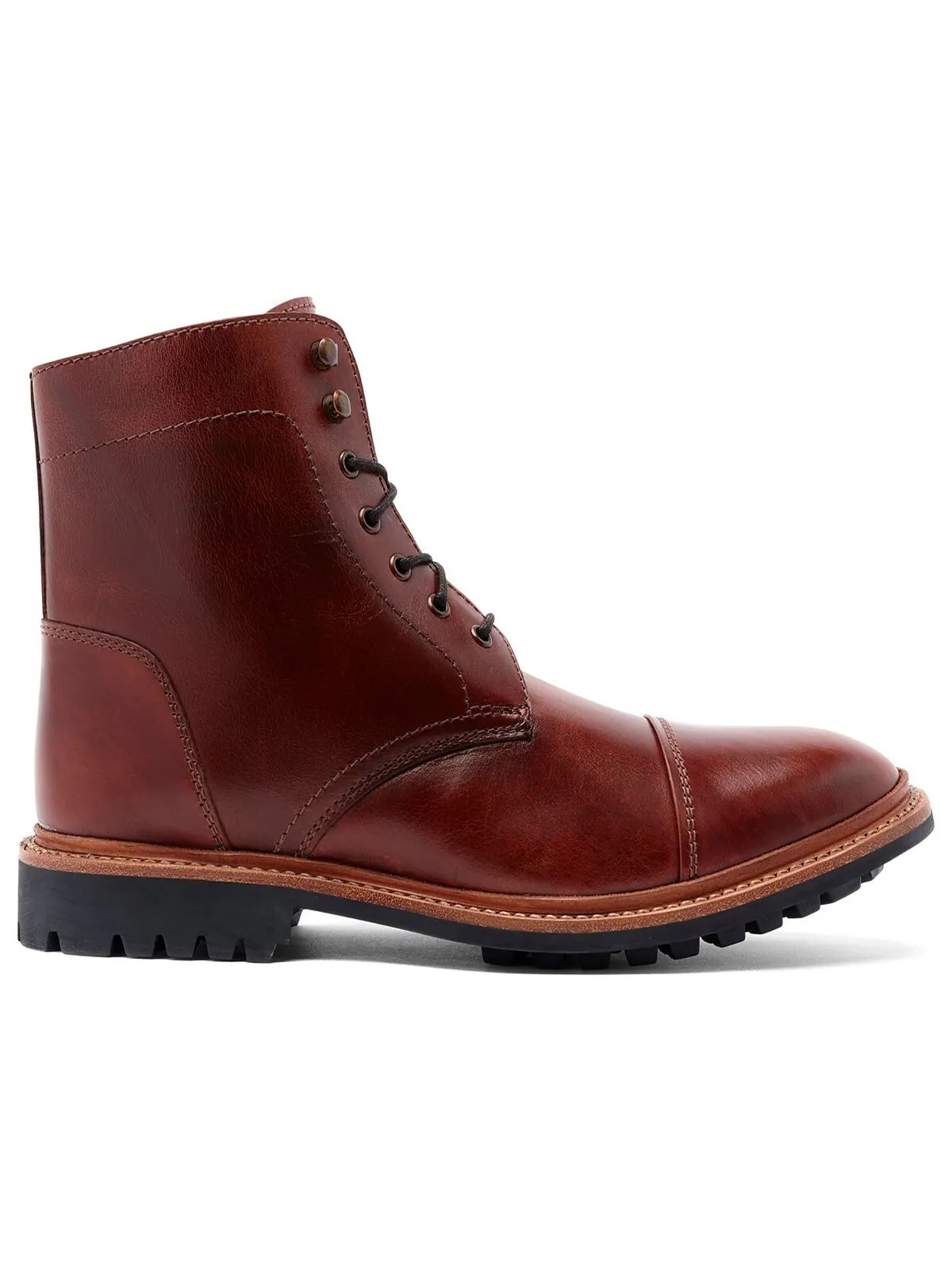 Мужские ботинки ranveer cap-toe rugged 6 на шнуровке Anthony Veer — изображение 2 из 9, красный