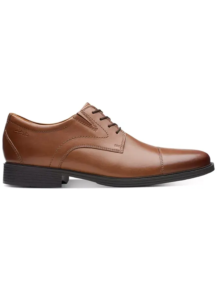 Оксфорды мужские Clarks Whiddon с мыском — изображение 2 из 6, темный бежевый