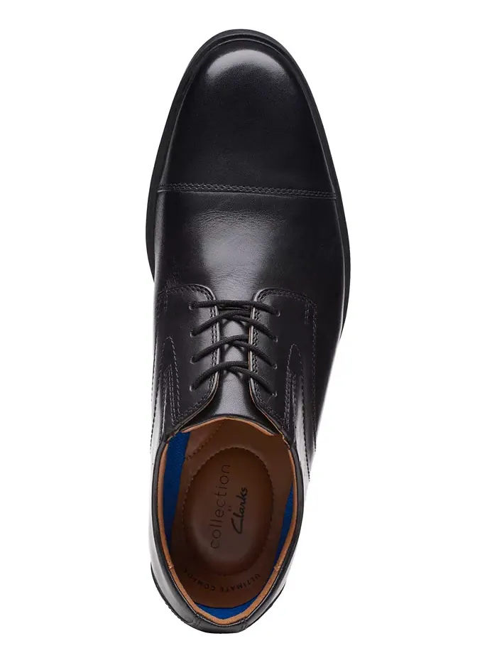 Оксфорды мужские Clarks Whiddon с мыском — изображение 4 из 6, черный
