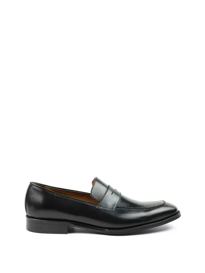Мужские лоферы Arezzo Slip On Bruno Magli — изображение 2 из 5, черный серый