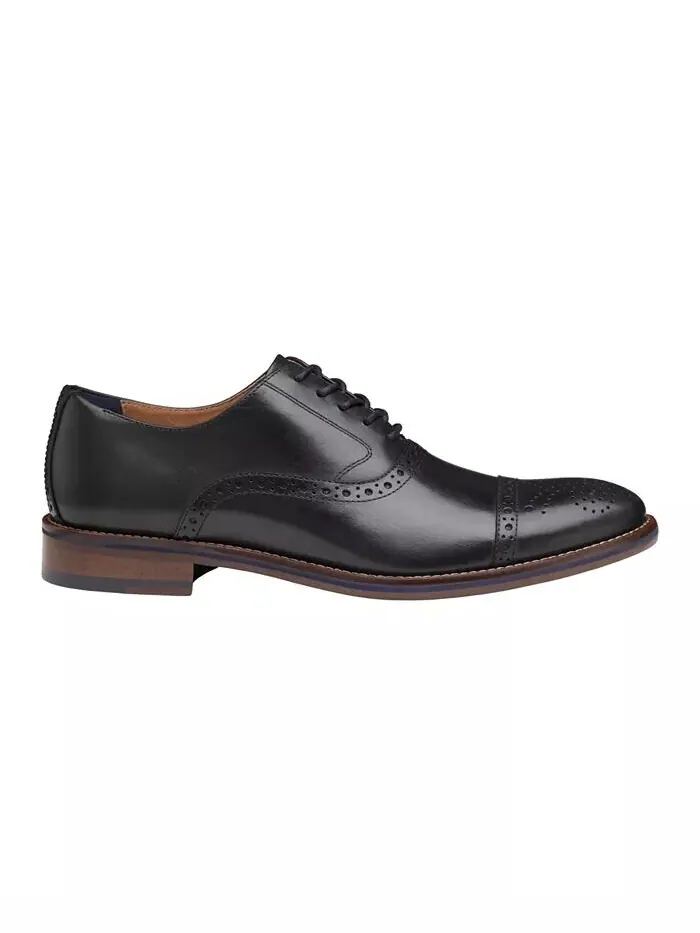 Мужские туфли Conard 2.0 Cap Toe Johnston & Murphy — изображение 2 из 5, черный