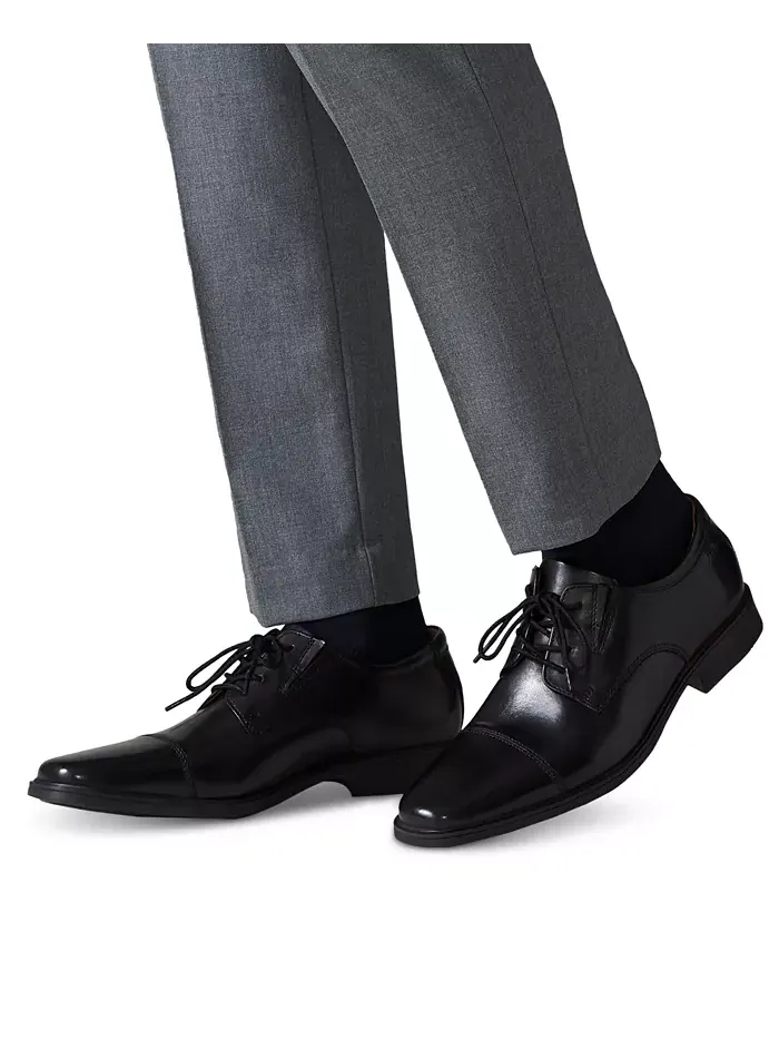 Оксфорды мужские Clarks Tilden с мыском-каплей — изображение 12 из 13, темный бежевый