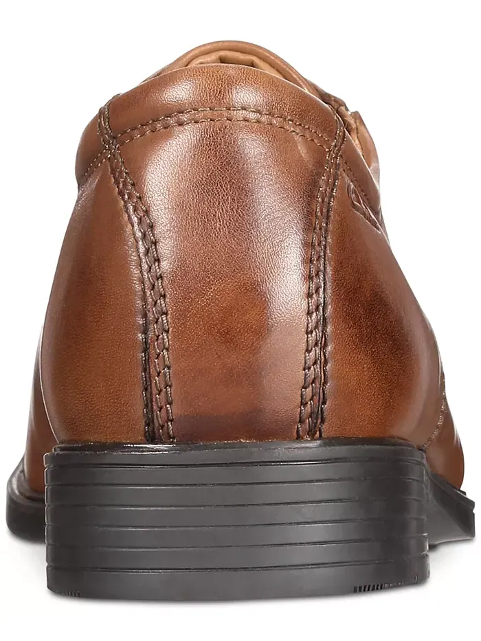 Оксфорды мужские Clarks Tilden с мыском-каплей — изображение 4 из 13, темный бежевый