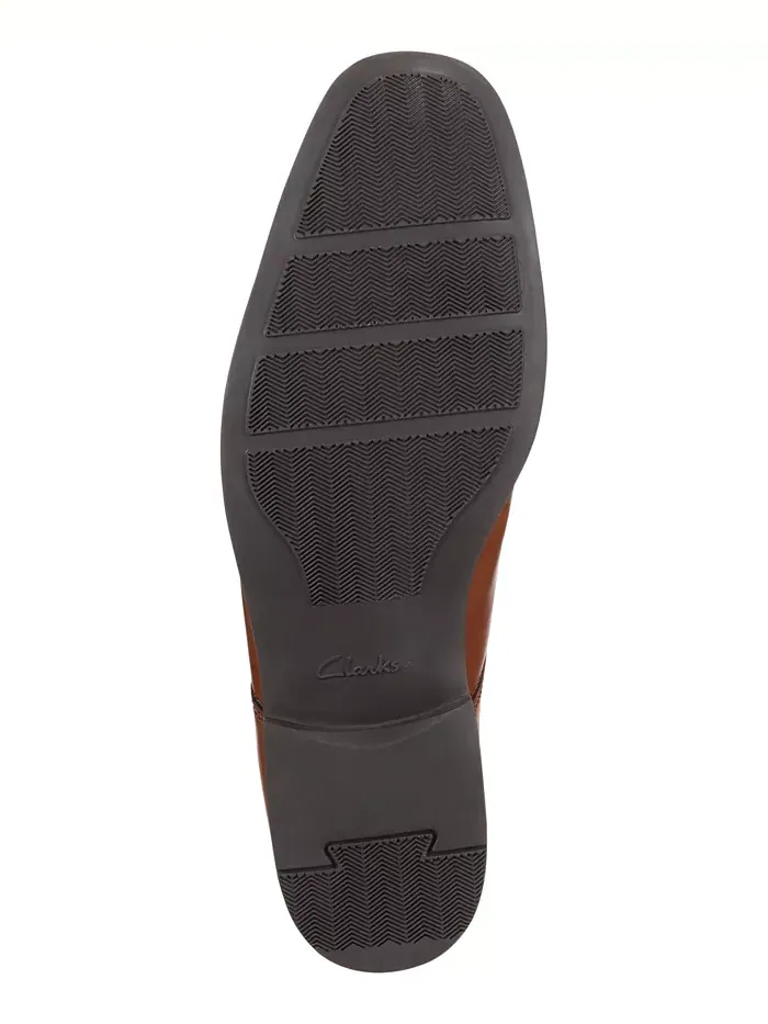 Оксфорды мужские Clarks Tilden с мыском-каплей — изображение 5 из 13, темный бежевый