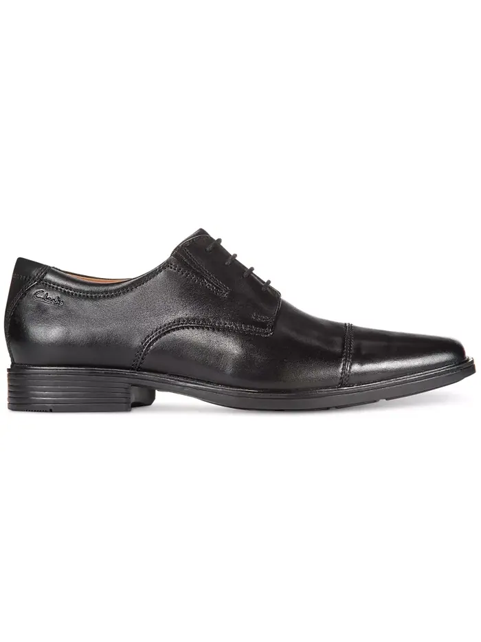 Оксфорды мужские Clarks Tilden с мыском-каплей — изображение 2 из 11, черный