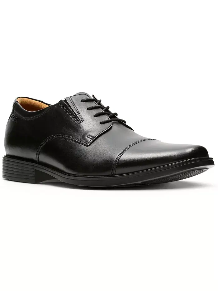 Оксфорды мужские Clarks Tilden с мыском-каплей — изображение 3 из 11, черный