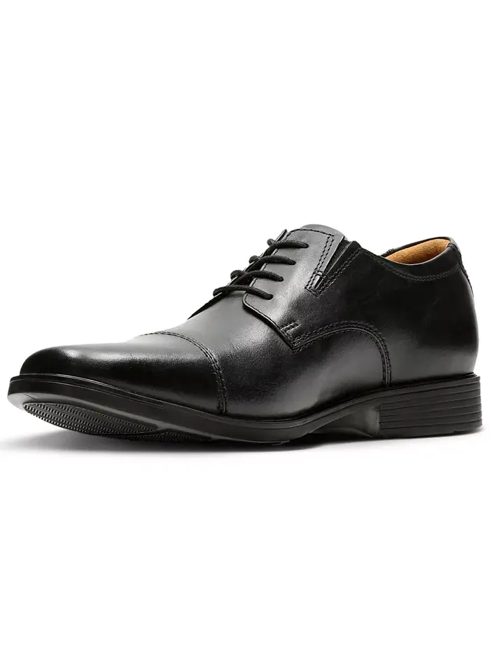 Оксфорды мужские Clarks Tilden с мыском-каплей — изображение 5 из 11, черный