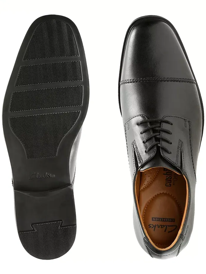 Оксфорды мужские Clarks Tilden с мыском-каплей — изображение 10 из 11, черный