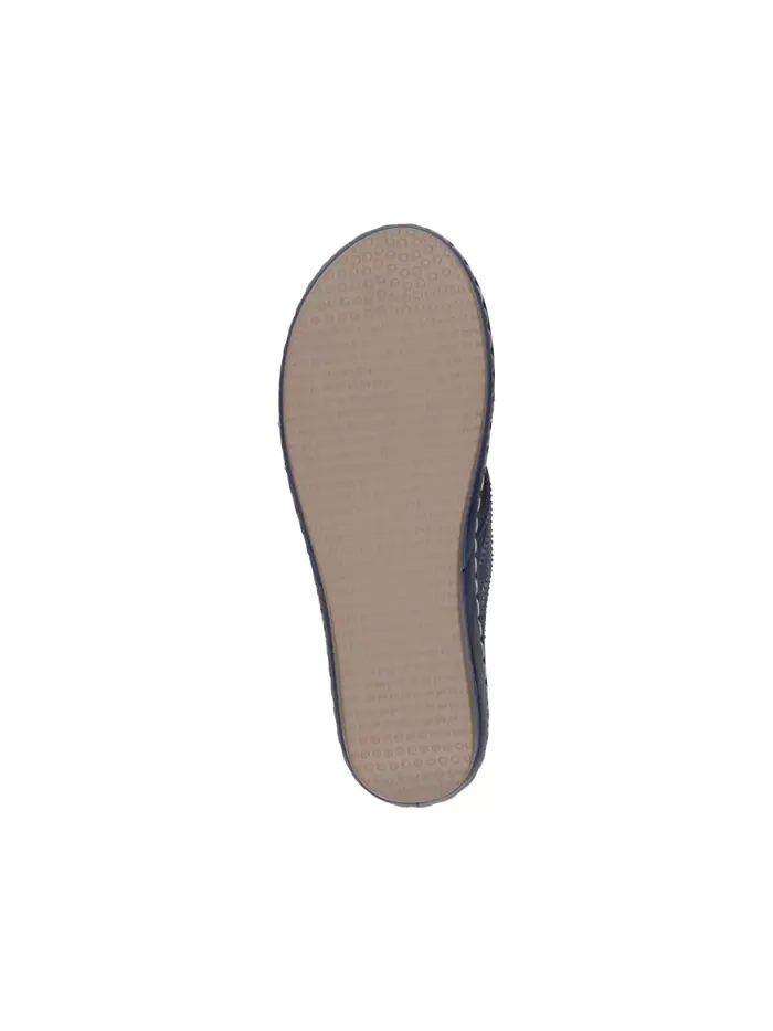 Женские босоножки Cora на платформе с цветочным декором GC Shoes — изображение 5 из 5, синий