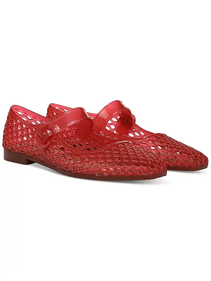 Женские балетки Michaela Jelly Mary Jane Sam Edelman — изображение 1 из 7, красный