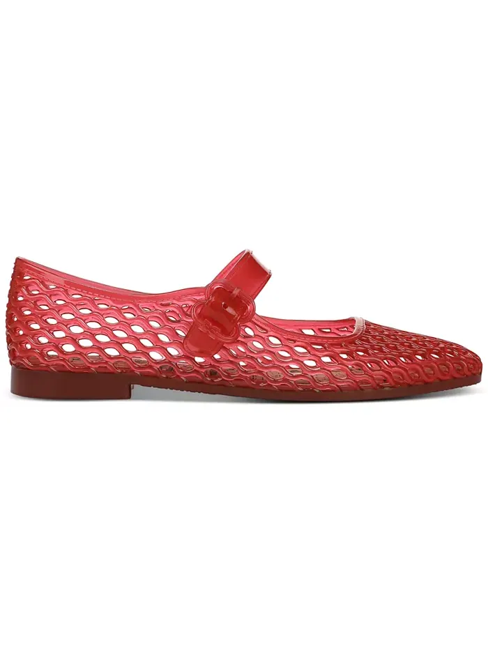 Женские балетки Michaela Jelly Mary Jane Sam Edelman — изображение 2 из 7, красный
