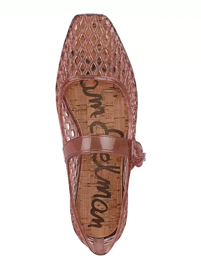 Женские балетки Michaela Jelly Mary Jane Sam Edelman — изображение 6 из 7, красный