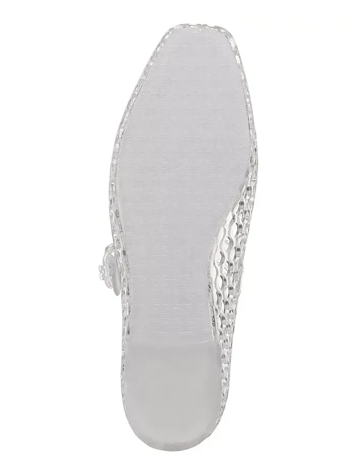 Женские балетки Michaela Jelly Mary Jane Sam Edelman — изображение 4 из 7, прозрачный
