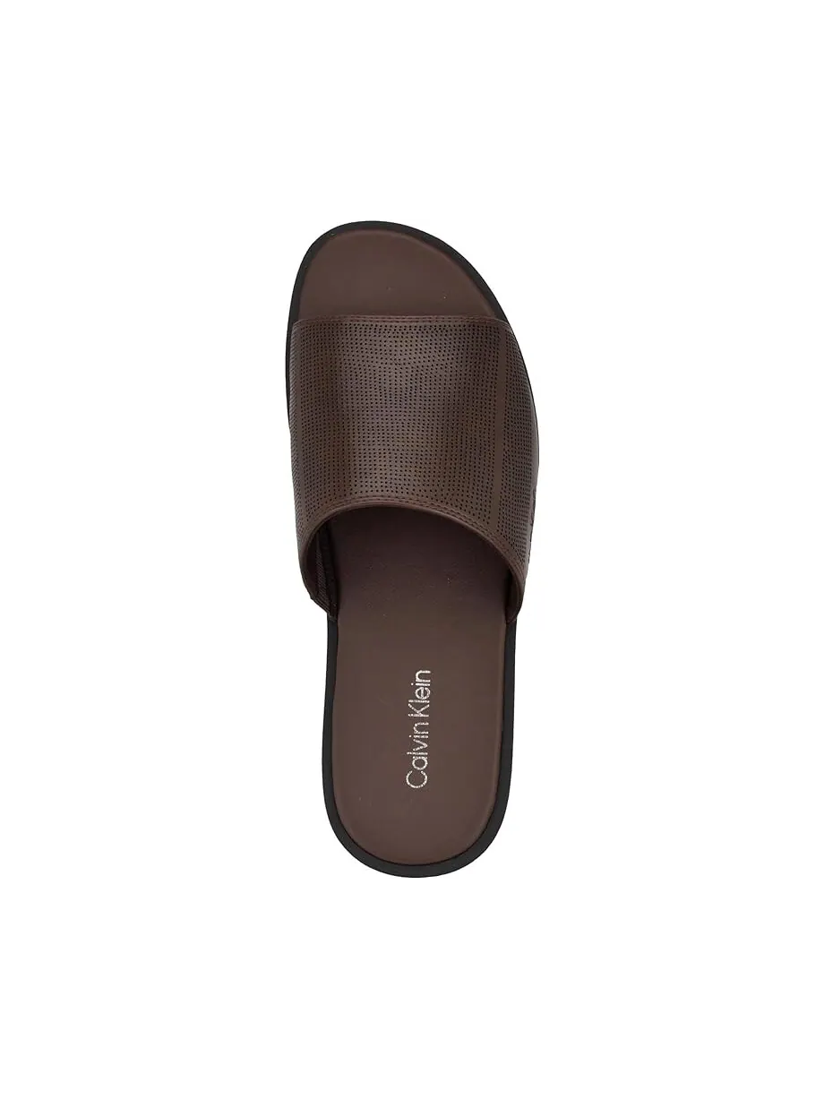Шлепанцы мужские Calvin Klein Espar — изображение 2 из 4, коричневый
