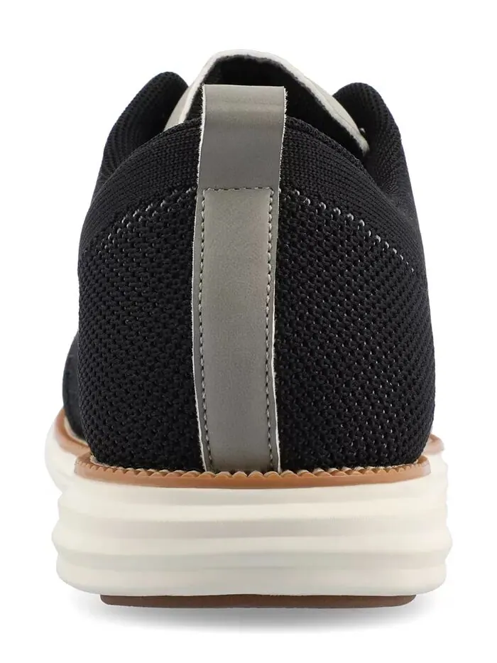 Мужские туфли Ezra Tru Comfort Foam Knit Wingtip Vance Co. — изображение 3 из 6, черный