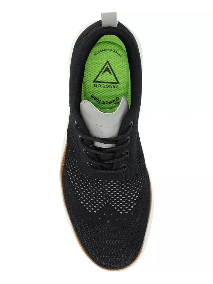 Мужские туфли Ezra Tru Comfort Foam Knit Wingtip Vance Co. — изображение 4 из 6, черный