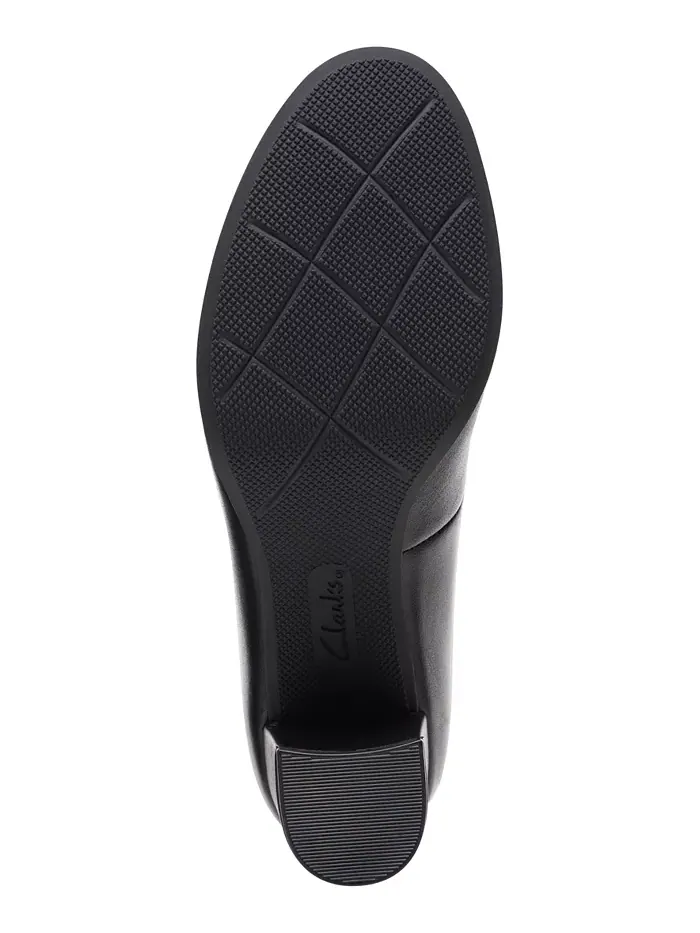 Туфли-лодочки женские Clarks Bayla Skip Slip-On на платформе — изображение 3 из 8, черный