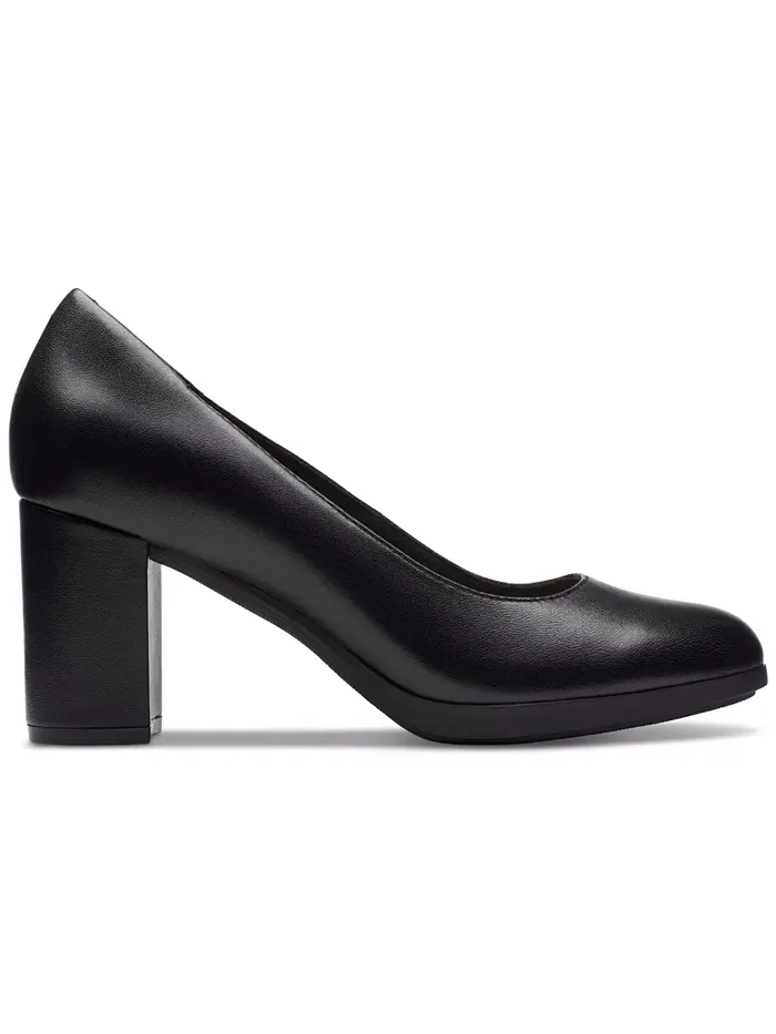 Туфли-лодочки женские Clarks Bayla Skip Slip-On на платформе — изображение 5 из 8, черный