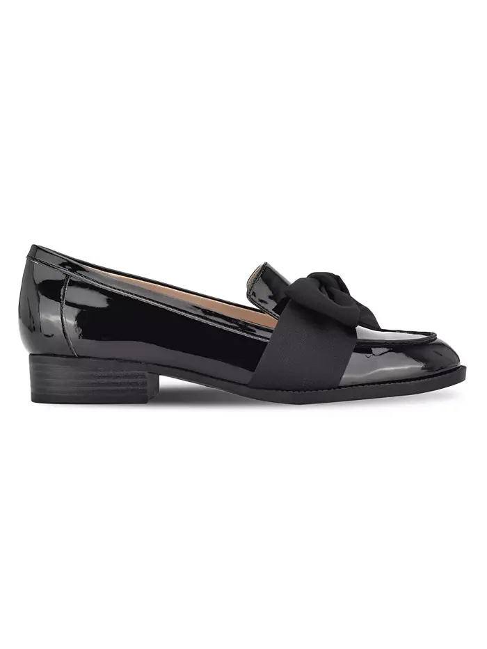 Женские лоферы Lindio Bow Slip On с бантом Bandolino — изображение 2 из 5, черный