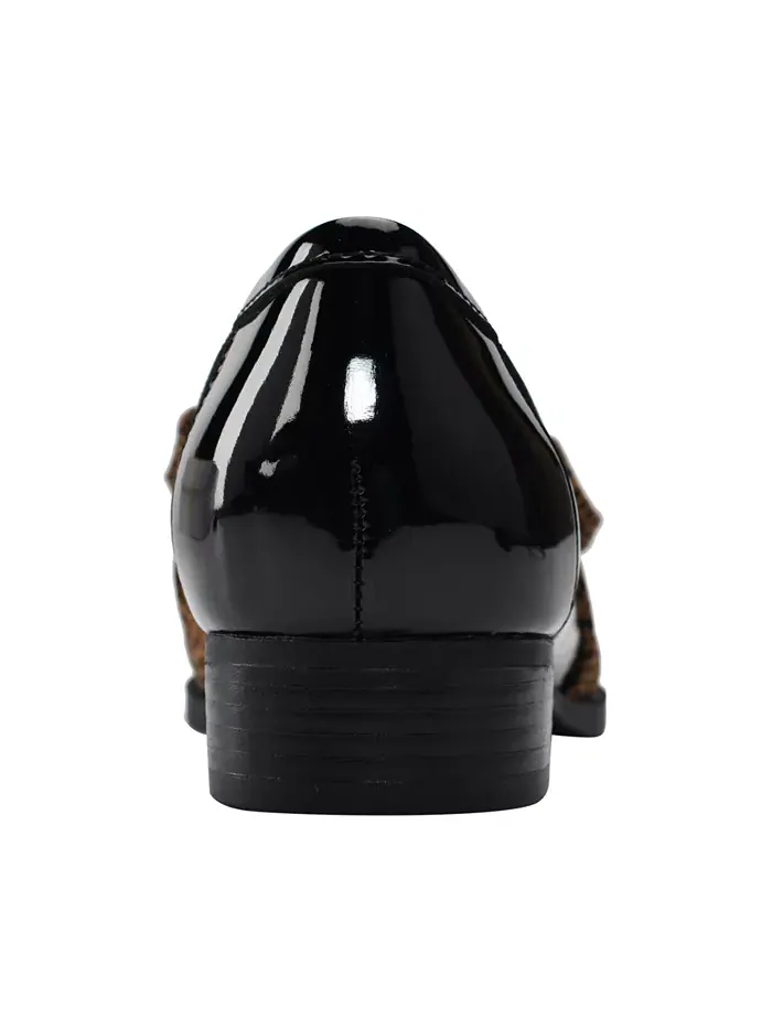Женские лодочки Lindio Bow Slip-On с зауженным носком Bandolino — изображение 3 из 5, черный