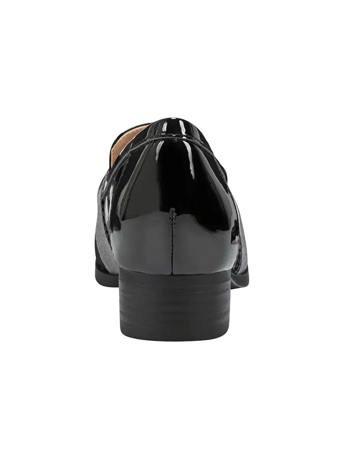 Женские лоферы Lindio Bow Slip On с бантом Bandolino — изображение 3 из 5, серый/черный