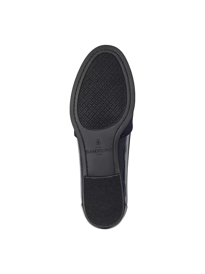 Женские лодочки Lindio Bow Slip-On с зауженным носком Bandolino — изображение 5 из 7, синий