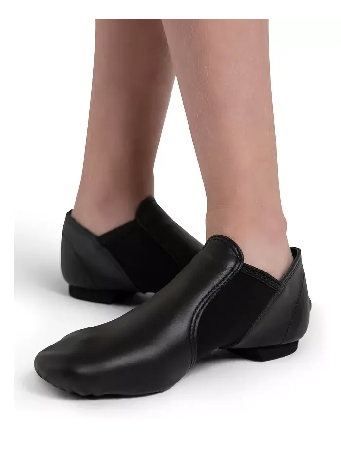 Детские джазовые балетки E-Series с широкой колодкой Capezio — изображение 1 из 6, черный