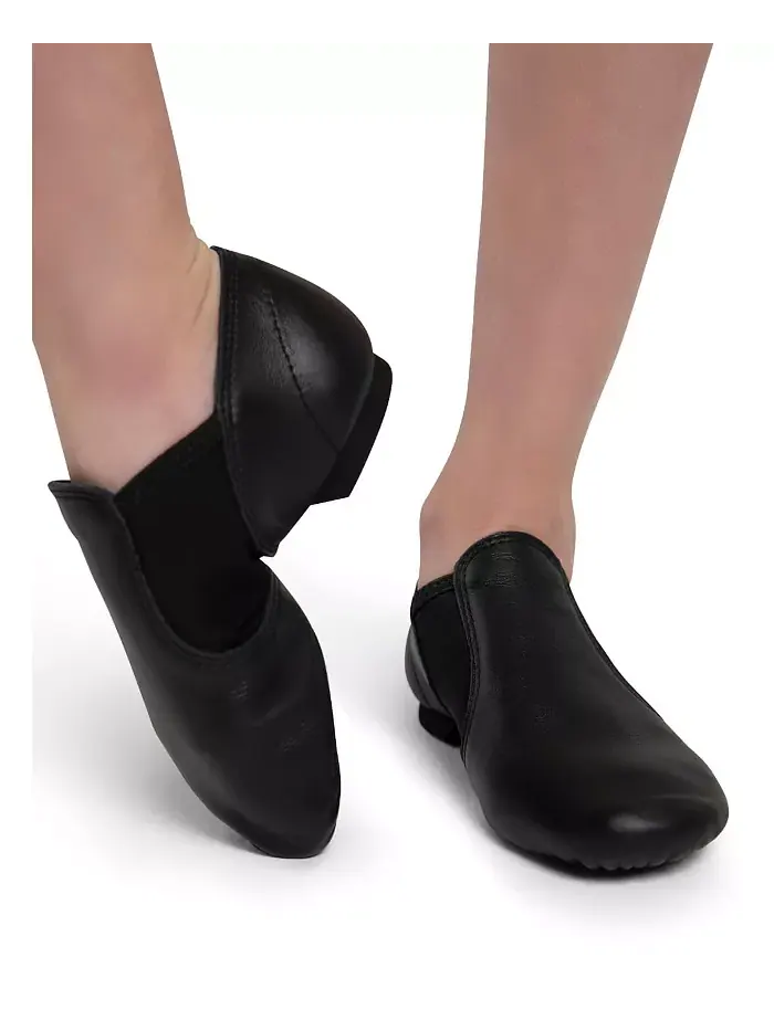 Детские джазовые балетки E-Series с широкой колодкой Capezio — изображение 3 из 6, черный