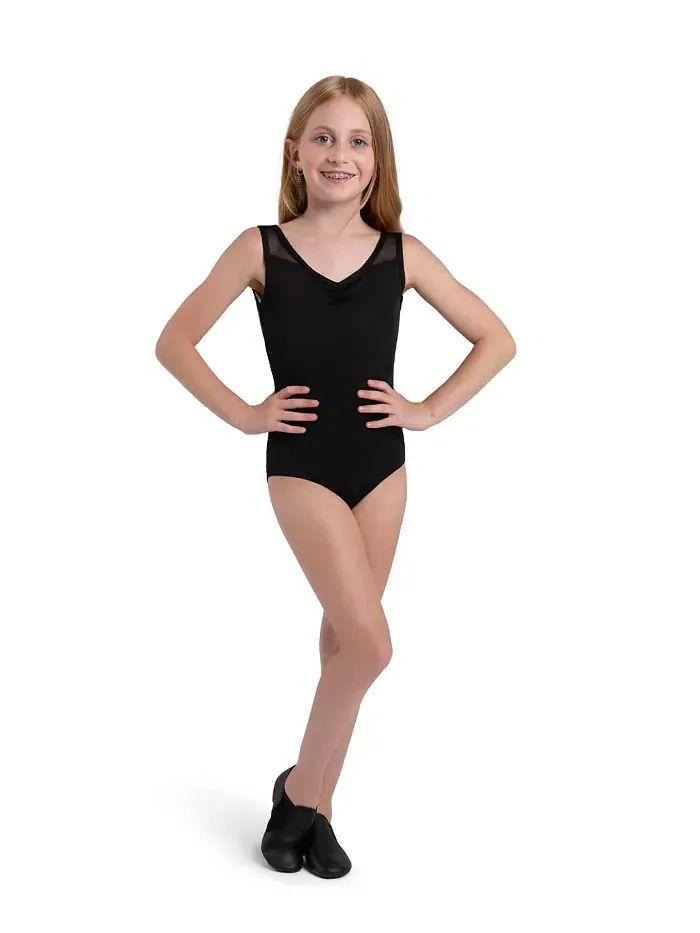 Детские джазовые балетки E-Series с широкой колодкой Capezio — изображение 4 из 6, черный