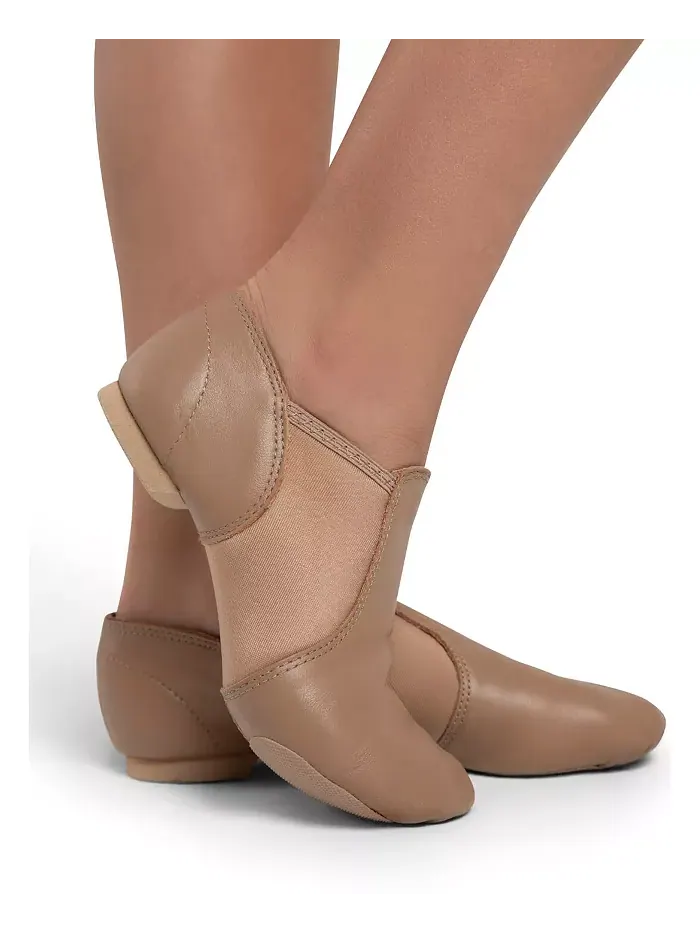 Детские джазовые балетки E-Series с широкой колодкой Capezio — изображение 1 из 6, карамель
