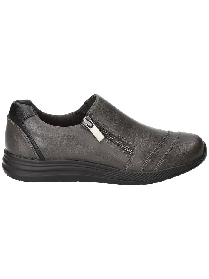Женские балетки Karol Comfort Easy Street — изображение 2 из 7, серый/черный