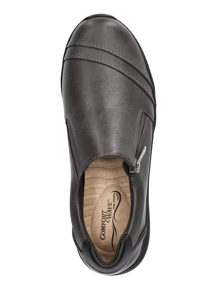 Женские балетки Karol Comfort Easy Street — изображение 4 из 7, серый/черный