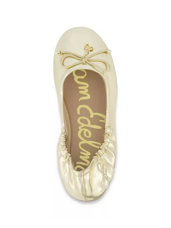 Балетки Felicia Flex для маленьких и больших девочек Sam Edelman — изображение 5 из 7, черный