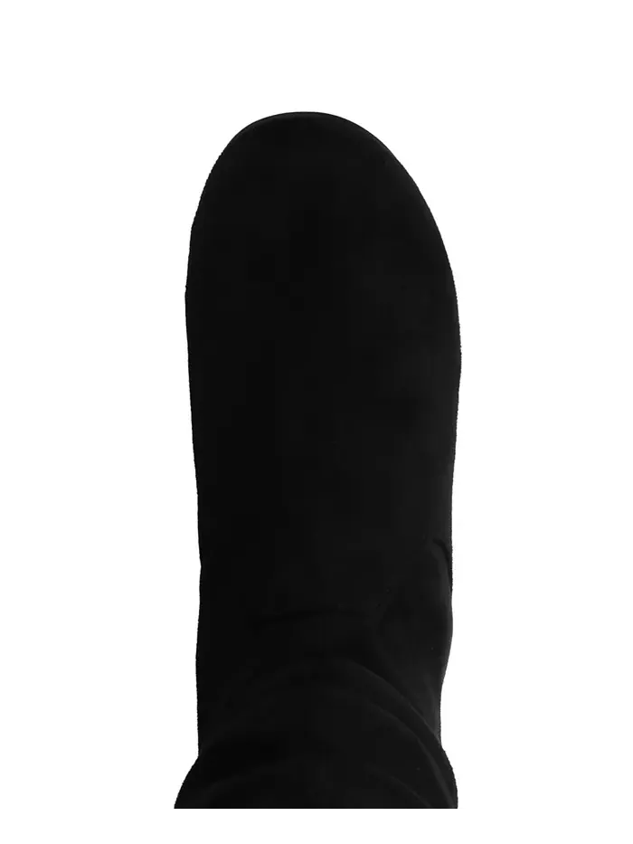Женские сапоги Jayne Extra Wide Calf Slochy до колена Journee Collection — изображение 4 из 5, черный