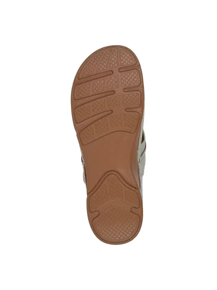 Женские плоские сандалии Vickie Flower Thong GC Shoes — изображение 5 из 5, шалфейный
