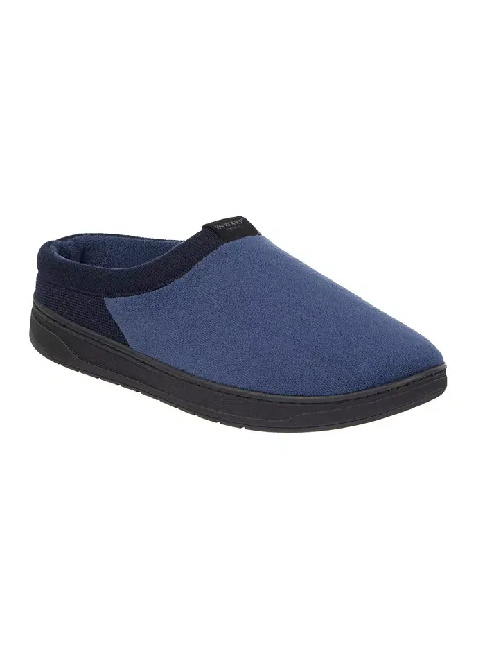 Мужские тапочки-клоги Microterry Jake Isotoner — синий